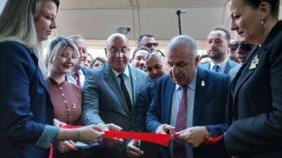 Zafer Partisi Bursa İl Başkanlığı’nın yeni hizmet binasının açılışına katılan