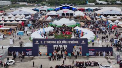 Dünya Etnospor Birliği tarafından düzenlenen 8. Etnospor Kültür Festivali, İstanbul