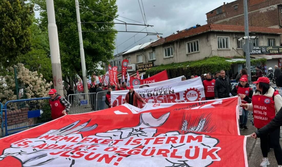 1 Mayıs Tertip Komitesi öncülüğünde düzenlenen 1 Mayıs etkinliğinde sendika