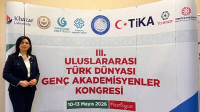 AKİD Kurucu Başkanı Pervin Hazar, III. Uluslararası Türk Dünyası Genç