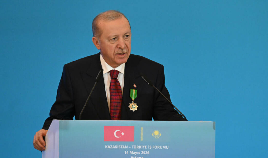 Cumhurbaşkanı Erdoğan, Kazakistan-Türkiye İş Forumu Töreni'nde açıklamalarda bulundu. Erdoğan konuşmasında,