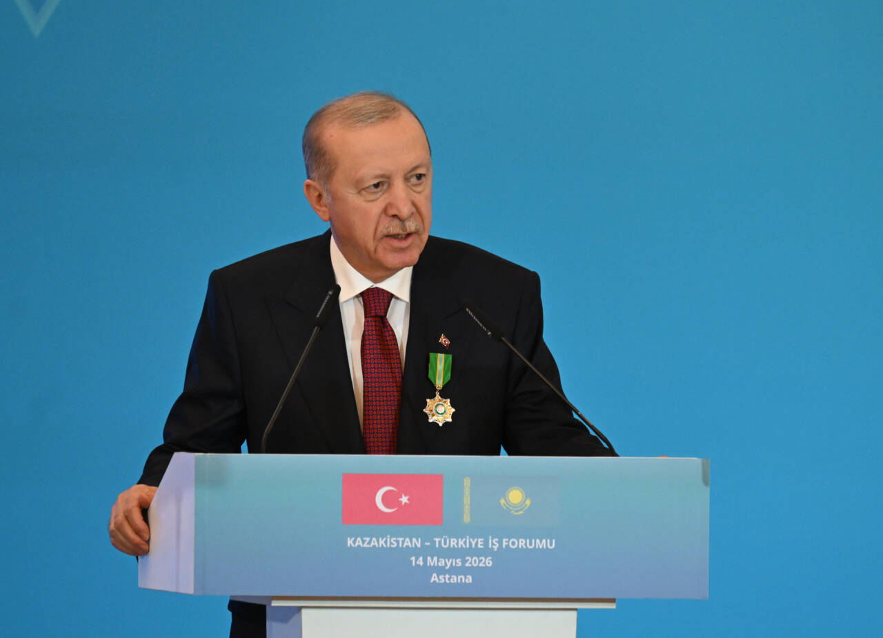 Cumhurbaşkanı Erdoğan Kazakistan'da: "Orta Koridor'un ihyası için çalışıyoruz" 1 aa 20260514 41382278 41382275 turkiyekazakistanisforumukapanistoplantisi