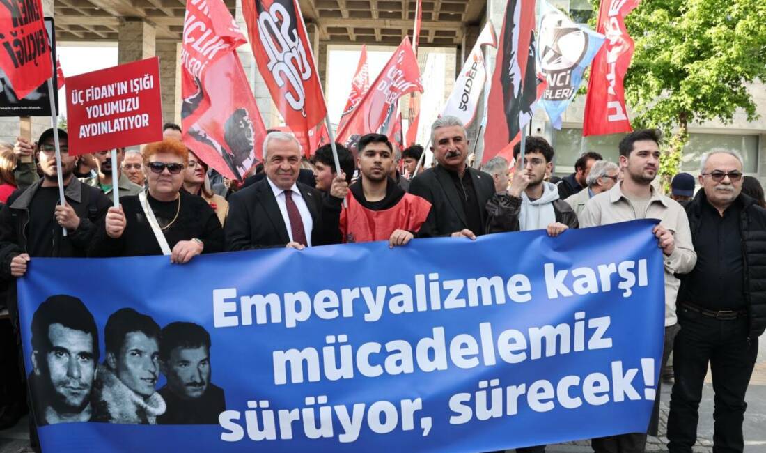 Nilüfer’de ‘Üç Fidan’ unutulmadı 68 kuşağının simge isimleri Deniz Gezmiş, Yusuf Aslan ve Hüseyin