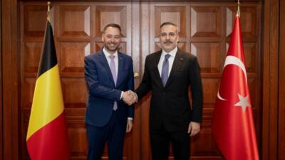 Dışişleri Bakanı Hakan Fidan, Belçika Başbakan Yardımcısı ve Dışişleri, Avrupa