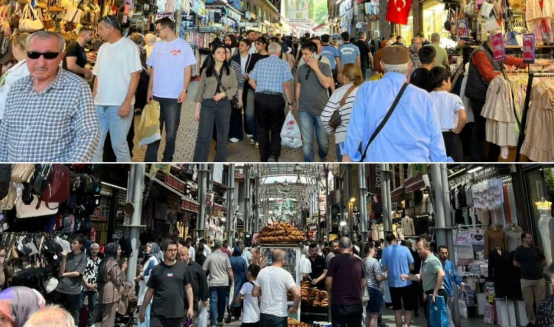 ​Bursa’da Kurban Bayramı öncesi geleneksel bayram alışverişi yoğunluğu arife gününde