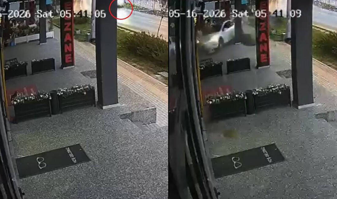 Bursa’da feci kaza! Site duvarına çarptı Bursa'da kaldırımı ve yeşil alanı aşıp, site duvarına çarpan otomobilin