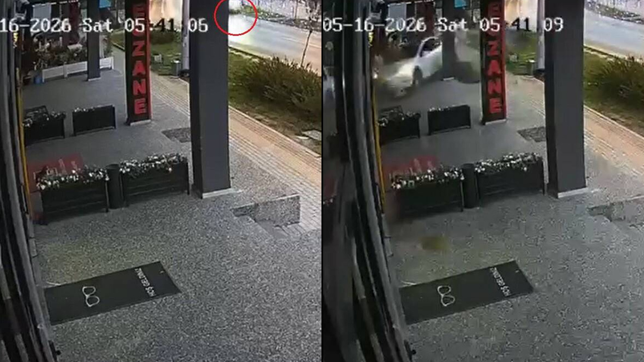 Bursa'da feci kaza! Site duvarına çarptı 6 bursa dikkaldirim kaza dha