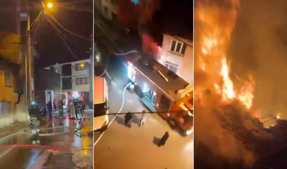 Bursa’nın Gürsu ilçesinde gece saatlerinde bir evde çıkan yangın kısa