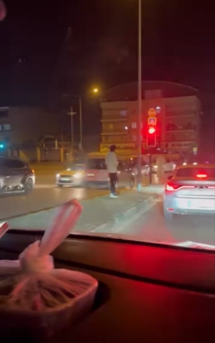 bursa trafiginde panik anlari bakin ne yapti 4a6572599414