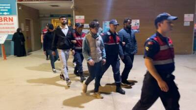 Bursa'nın İnegöl ilçesinde 7 düzensiz göçmen yakalandı.