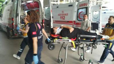 Bursa'nın İnegöl ilçesinde, otomobil ile motosikletin çarpışması sonucu 1 kişi