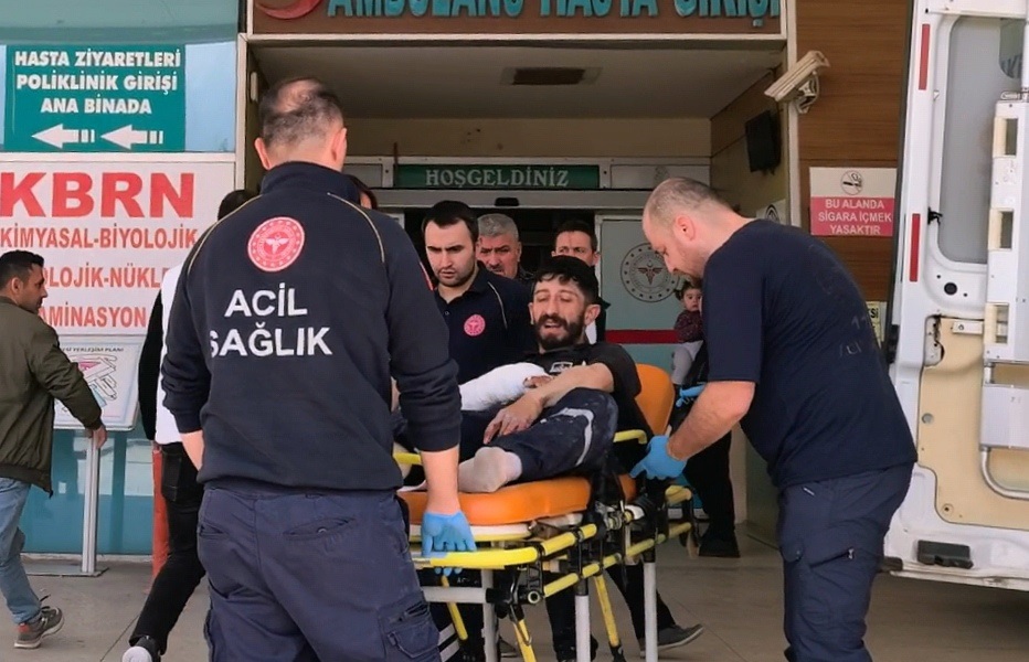 Bursa'nın İnegöl ilçesinde demir sac kesimi yapan Yakup A. (31),