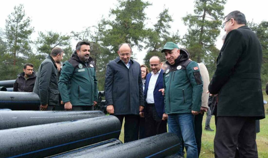 Bursa’nın Orhaneli ilçesinde hayata geçirilen kapalı sistem sulama projeleri kapsamında