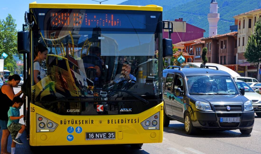 Bursa’da bayram ulaşımına ek düzenleme Bursa Büyükşehir Belediyesi, Kurban Bayramı boyunca toplu ulaşım ve otopark