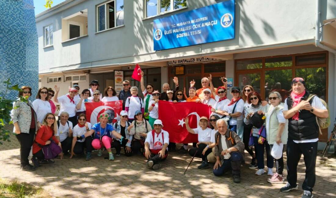 Mudanya Belediyesi Yürüyüş Grubu’nun düzenlediği doğa yürüyüşü, sadece bir spor