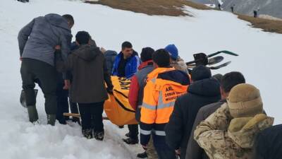 Artvin'in Ardanuç ilçesinde 31 Aralık 2025'te meydana elen çığda kar
