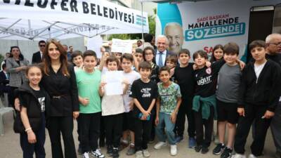 Nilüfer Belediye Başkanı Şadi Özdemir, “Şadi Başkan Mahallende Söz Sende”