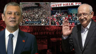 CHP'de aynı anda iki farklı noktada bayramlaşma programı düzenlendi. Genel