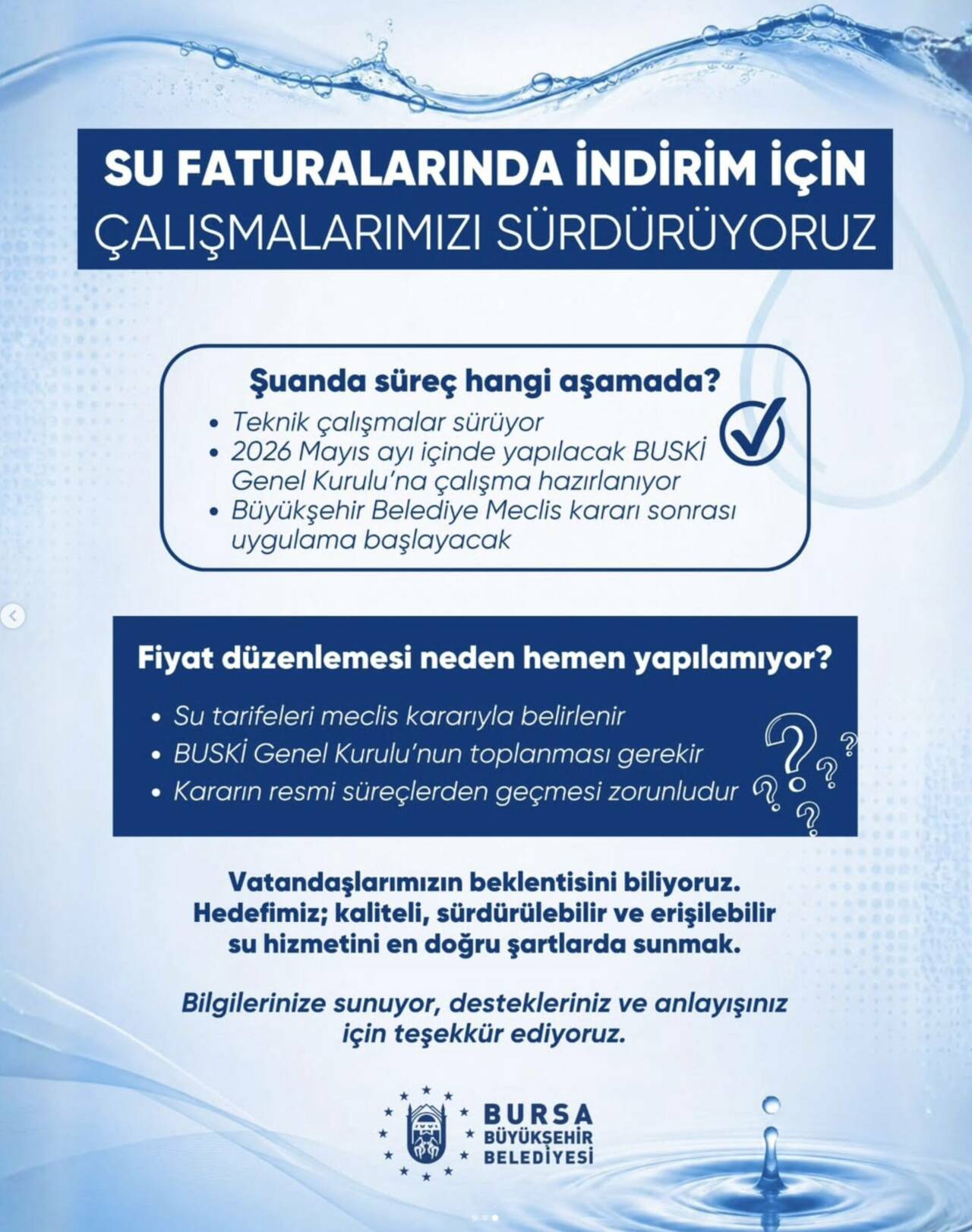 Bursa Büyükşehir'den önemli 'su faturası' açıklaması! İndirim ne zaman geliyor? 3 ekran resmi 2026 05 08 224438