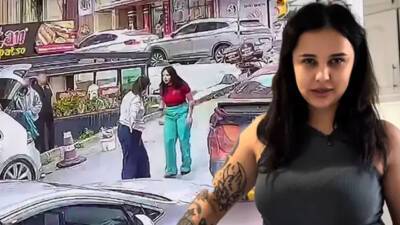 İstanbul’un Arnavutköy’de trafikte tartıştığı kadına saldırdığı anlar güvenlik kamerasına yansıyan