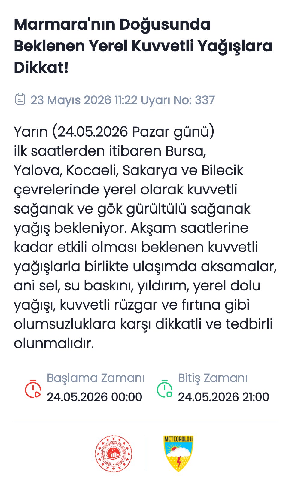 Bursa için kritik uyarı! Bu saatlere dikkat 2 hiblpuwoaaaivg