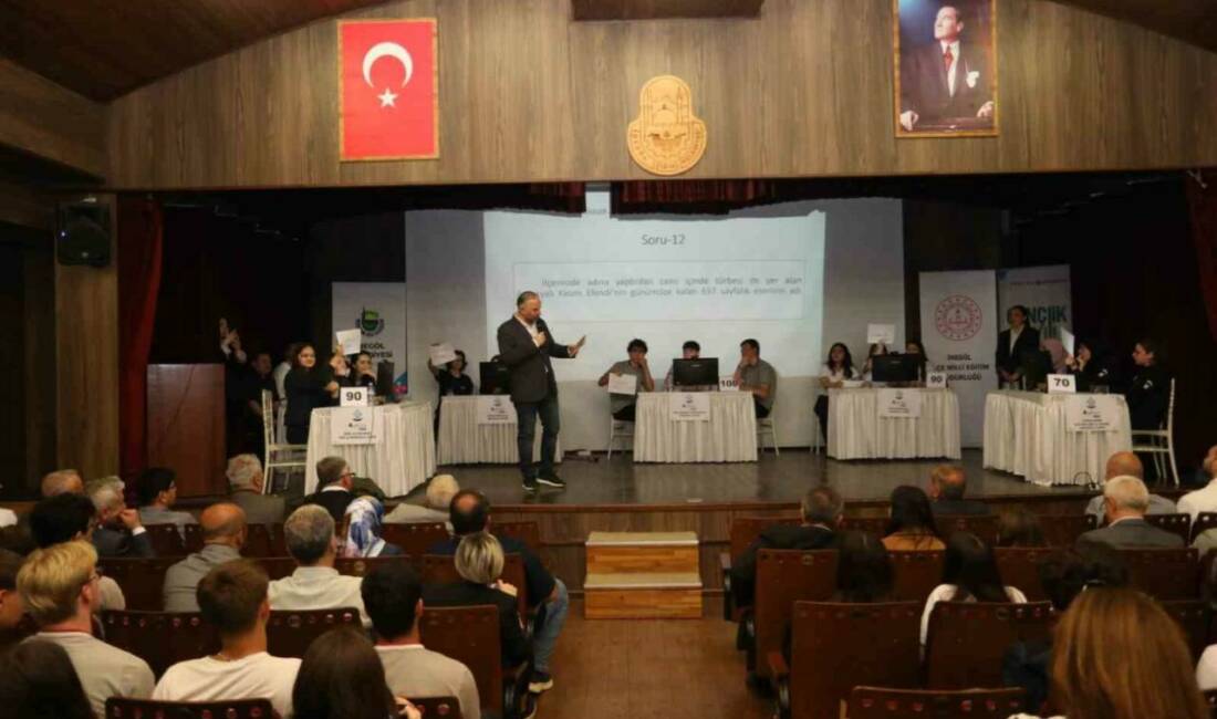 Liseliler İnegöl bilgisiyle yarıştı İnegöl Belediyesi ile İlçe Milli Eğitim Müdürlüğü iş birliğinde bu