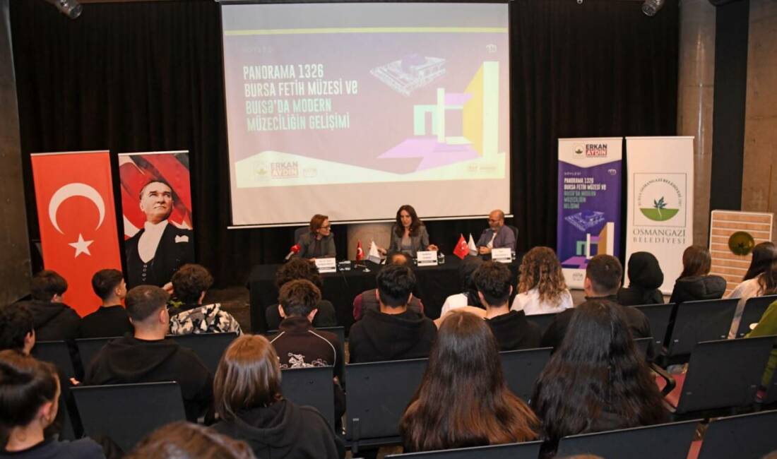 Osmangazi Belediyesi’nin Müzeler Haftası kapsamında düzenlediği söyleşide modern müzeciliğin gelişimi,