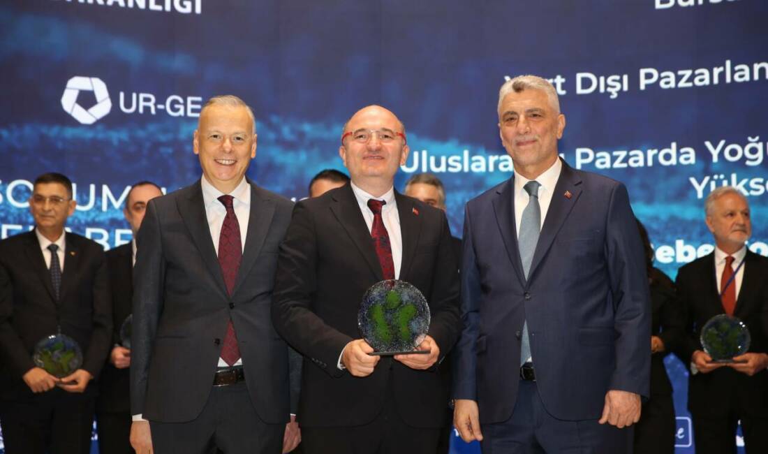 Bursa Ticaret ve Sanayi Odası’nın iki projesine ödül Türkiye’de Ticaret Bakanlığı destekleriyle yürütülen 48 UR-GE ve HİSER projesiyle