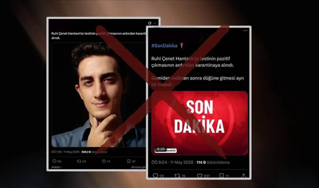 Ruhi Çenet’ten ‘hantavirüs testi pozitif çıktı’ iddialarına yanıt Hantavirüs nedeniyle 3 kişinin hayatını kaybettiği yolcu gemisinde bulunan içerik