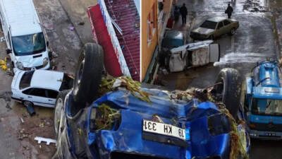 Samsun'da meydana gelen sel felaketinin boyutu, sel sularının çekilmesiyle ortaya