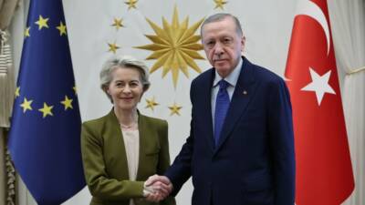 Cumhurbaşkanı Recep Tayyip Erdoğan, Avrupa Birliği (AB) Komisyonu Başkanı Ursula