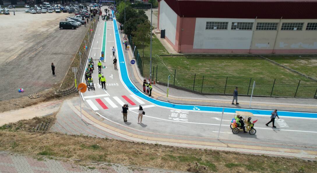 Bursa'nın ilk Trafik Eğitim Sokağı 3 trafik sokagi 9