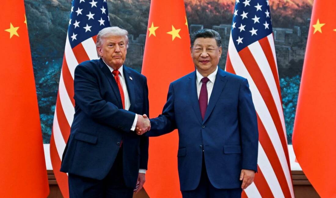 ABD Başkanı Donald Trump ile Çin Devlet Başkanı Şi Cinping'in