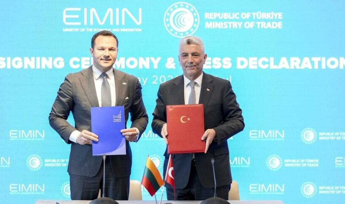 Türkiye ile Litvanya’dan JETCO Protokolü Ticaret Bakanı Ömer Bolat, Türkiye-Litvanya 2. Dönem Ekonomi ve Ticaret