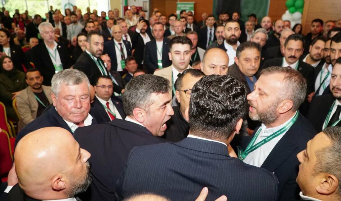 Bursa’da BESOB Genel Kurulu’nda başkan adayları arasında çıkan tartışma büyüdü.