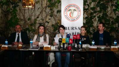 Bursa Tabip Odası’nın yeni yönetimi, basınla tanışma toplantısında hem sağlık