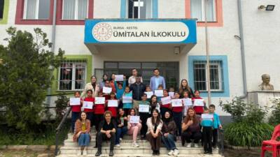 Bursa’nın Kestel ilçesine bağlı Ümitalan Köyü’nde hayata geçirilen “Bir Kitap