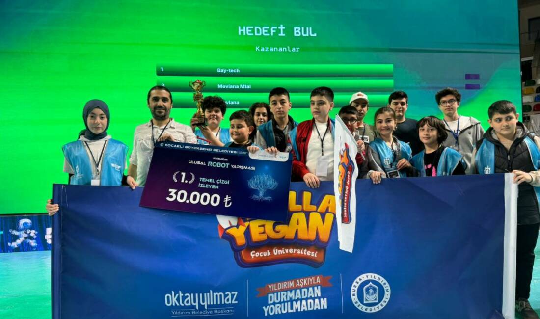 Bursa’nın küçük mucitlerinden Türkiye’de ses getiren şampiyonluk Yıldırım Belediyesi'nin çocukları bilim, teknoloji ve sanatla buluşturmak amacıyla hayata