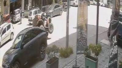 Bursa’nın Mudanya ilçesinde çocukların kullandığı ATV’nin kontrolden çıkarak takla attığı
