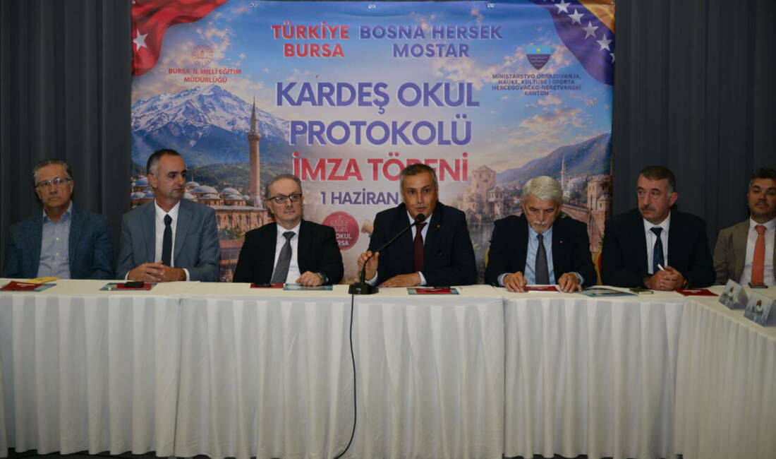 Bursa İl Millî Eğitim Müdürlüğü ile Bosna-Hersek'in Mostar şehrinden gelen