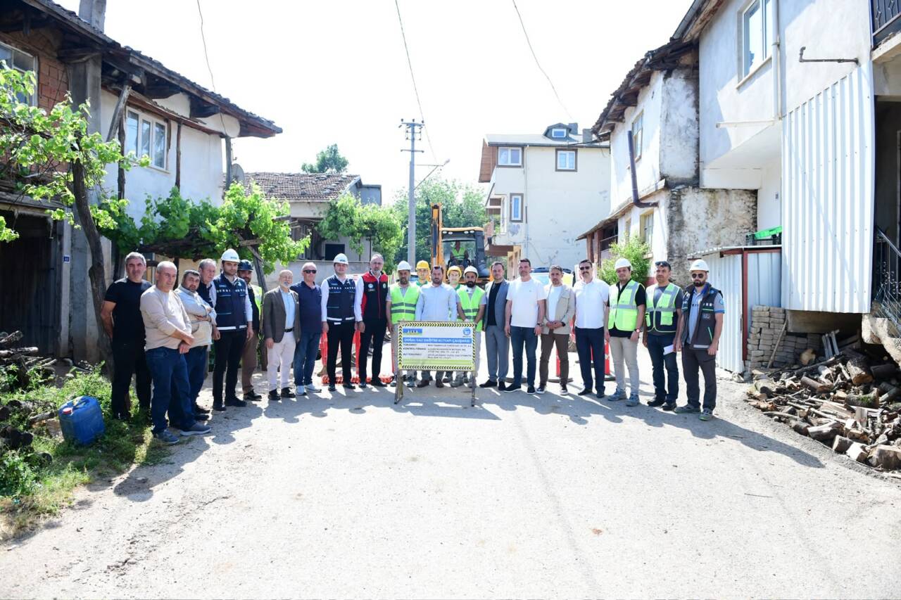 Bursa'nın iki köyüne doğalgaz müjdesi 5 1 3