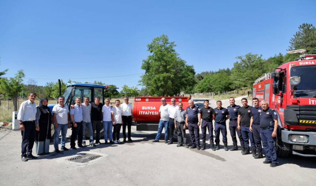 Bursa Büyükşehir Belediyesi, kırsal mahallelerde yangınlara karşı ilk müdahaleyi güçlendirmek