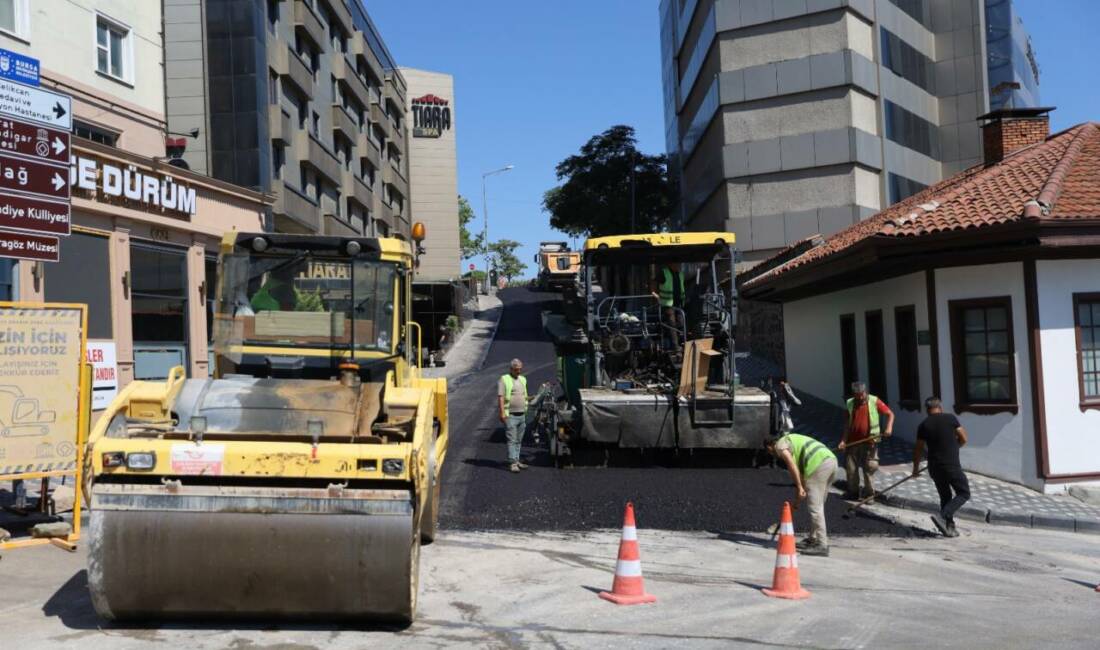 Bursa Büyükşehir Belediyesi, Çekirge'de 400 metrelik 1. Murat Caddesi'nde 650