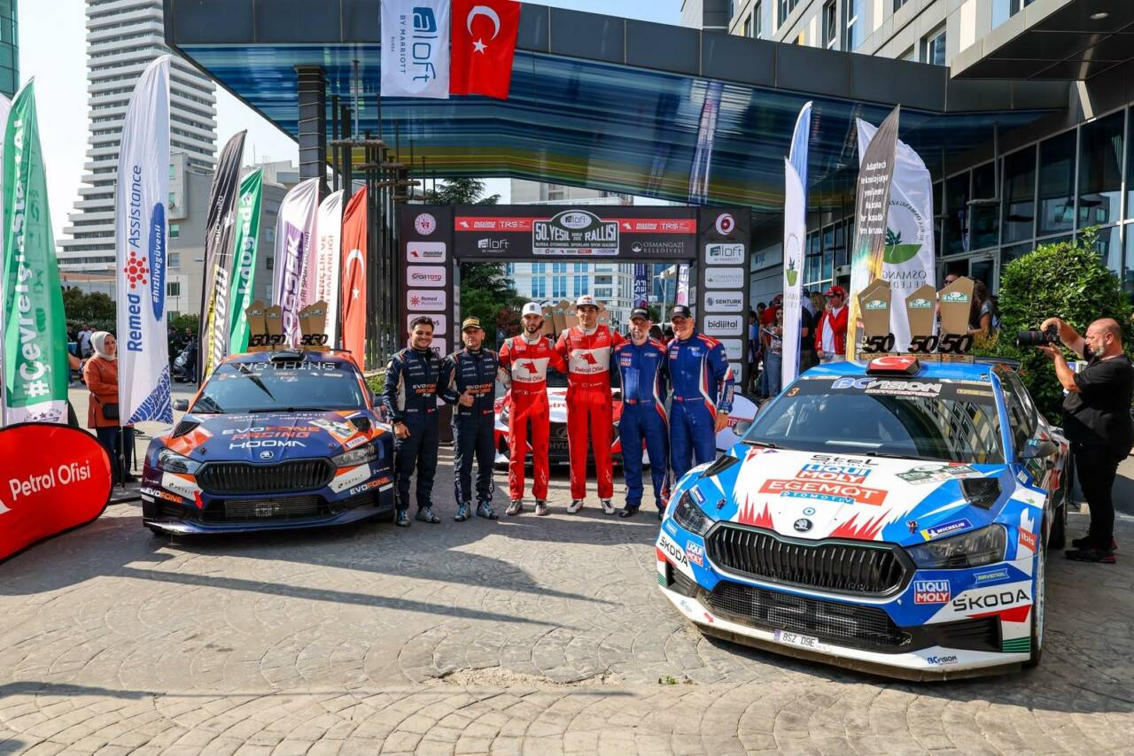 50. Yeşil Bursa Rallisi nefes kesti