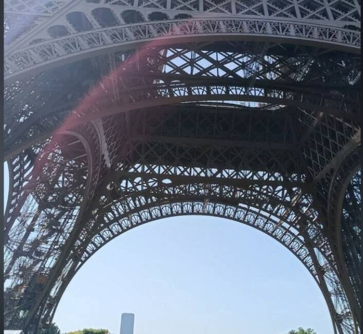 Olay Gazetesi Yazarı Ahmet Emin Yılmaz, Paris'teki Eyfel Kulesi'nde açılan