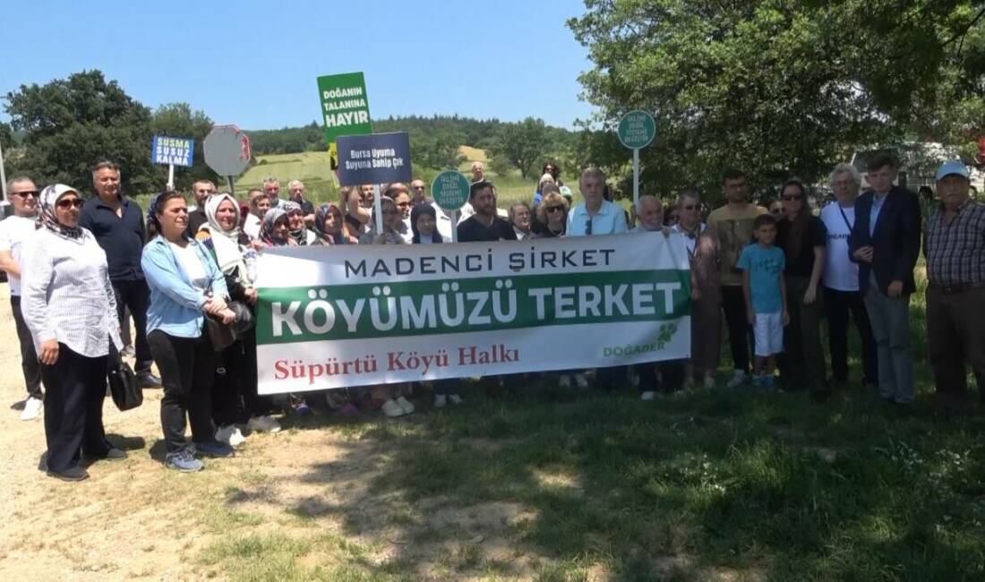 Bursa’da köylülerden maden tepkisi 5 Haziran Dünya Çevre Günü’nün ardından İnegöl Kurşunlu’da bir araya
