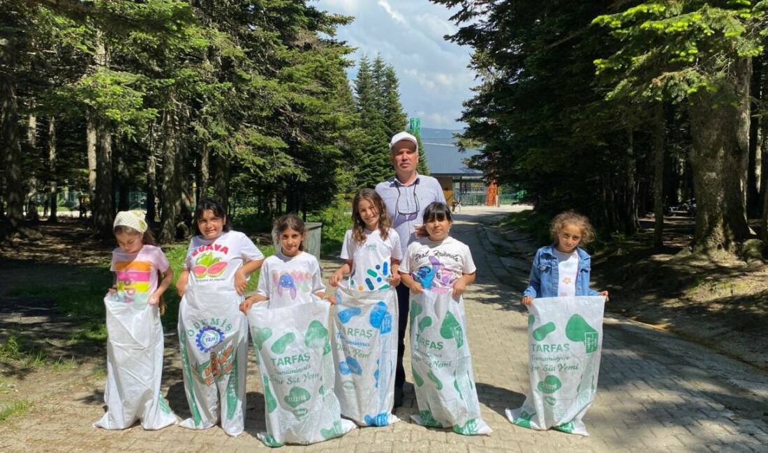 Miniklerin Bursa Uludağ’da piknik keyfi Teferrüç Ali Osman Gür İlkokulu öğrencileri, Teleferik A.Ş desteğiyle Uludağ