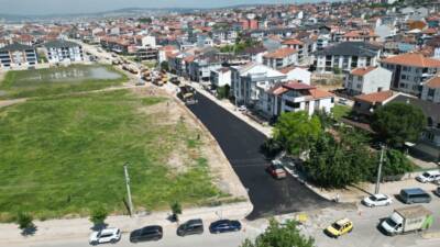 İnegöl'de altyapı ve üstyapı çalışmalarını hızlandıran Bursa Büyükşehir Belediyesi, vatandaşlardan