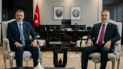 Dışişleri Bakanı Hakan Fidan ve İçişleri Bakanı Mustafa Çiftçi, Ankara'da