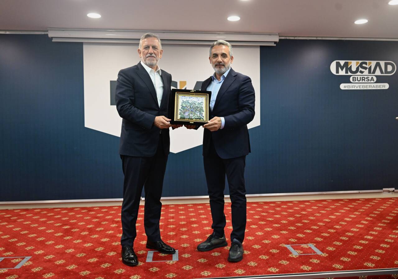 BTSO Başkanı Burkay'dan MÜSİAD'a ziyaret 2 baskan burkay musiad uyeleri ile bulustu 5